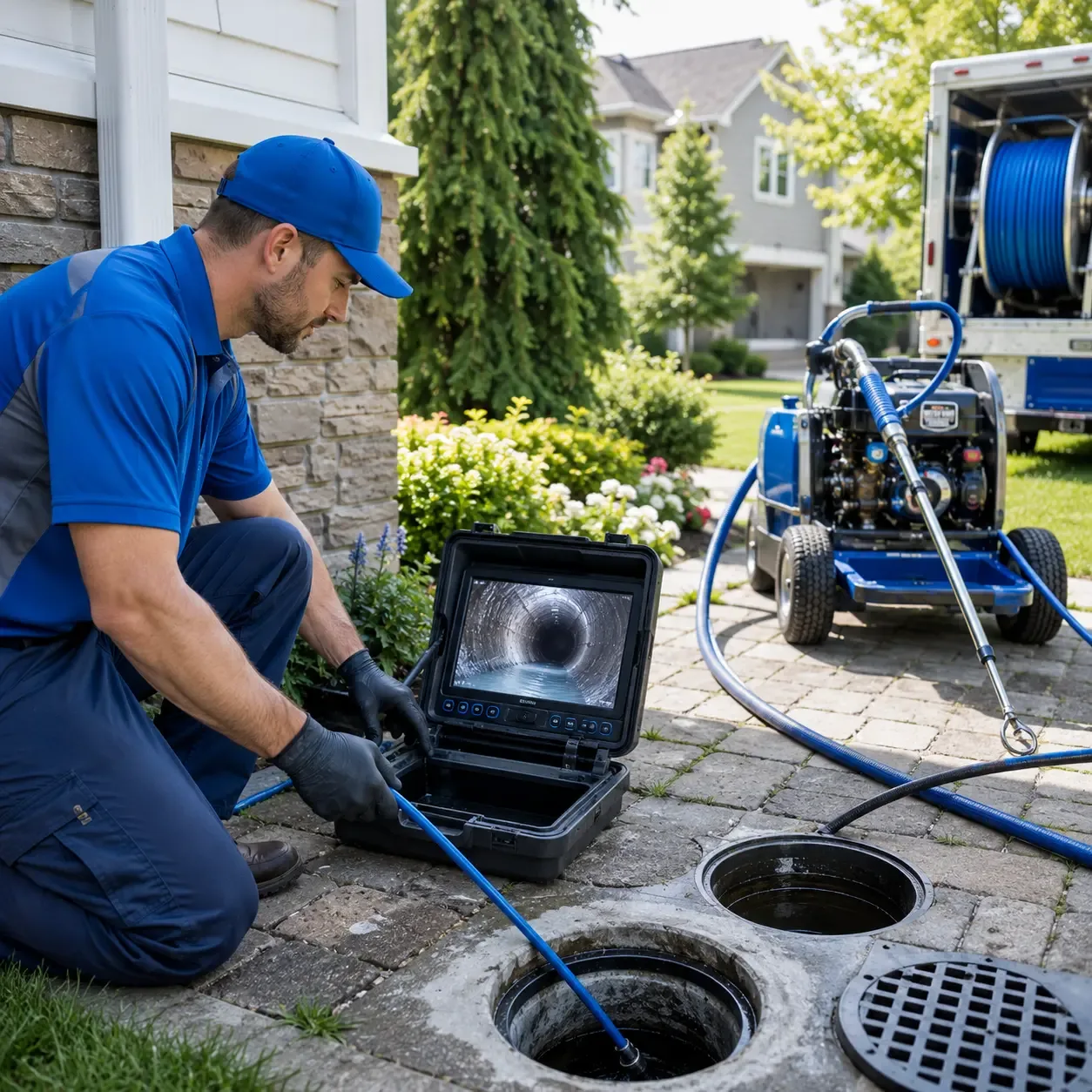 Outdoor drain cleaning professionals serving Limestone, ME